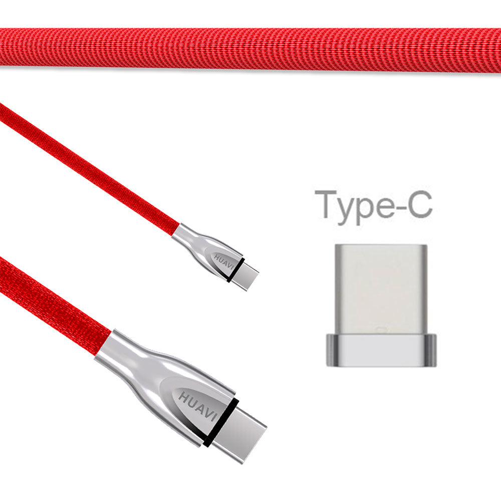 img Cable USB Huavi H-18 Tipo C Punta Metalizada