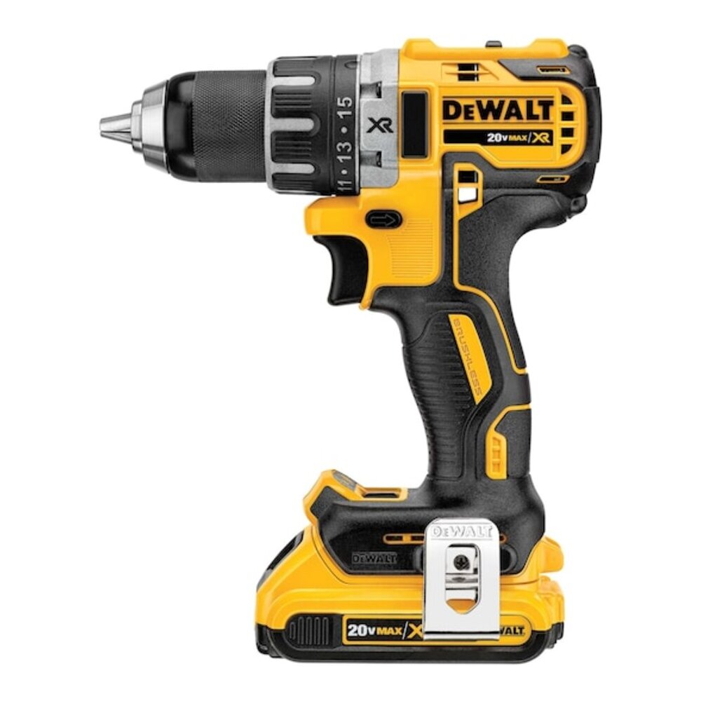 img Taladro Atornillador Dewalt sin escobillas XR 18V con 2 baterías Li-Ion 2,0Ah con maletín TSTAK