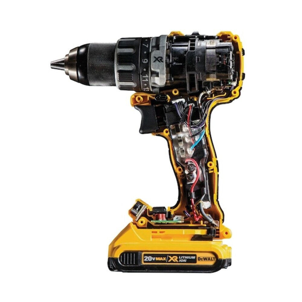 img Taladro Atornillador Dewalt sin escobillas XR 18V con 2 baterías Li-Ion 2,0Ah con maletín TSTAK