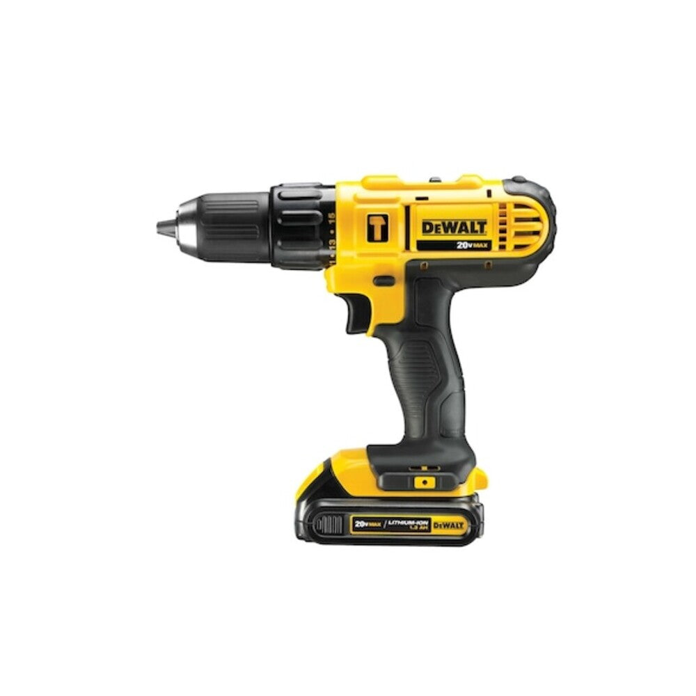 img Kit de Taladro Percutor-Atornillador Inalámbrico Dewalt de 1/2" 13mm 20V MAX* XR* DCD776C2