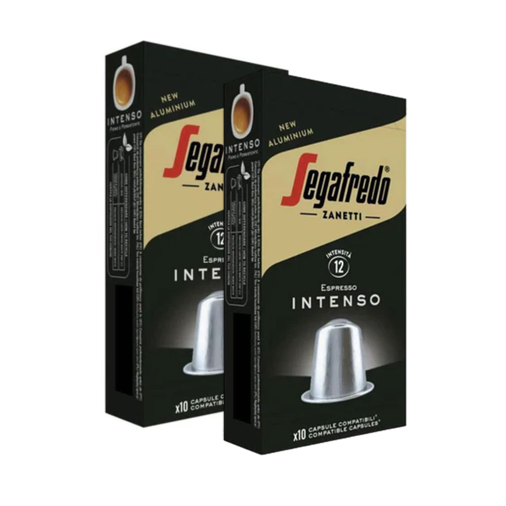 2 Cápsulas de Café Segafredo Zanetti Aluminio Intenso