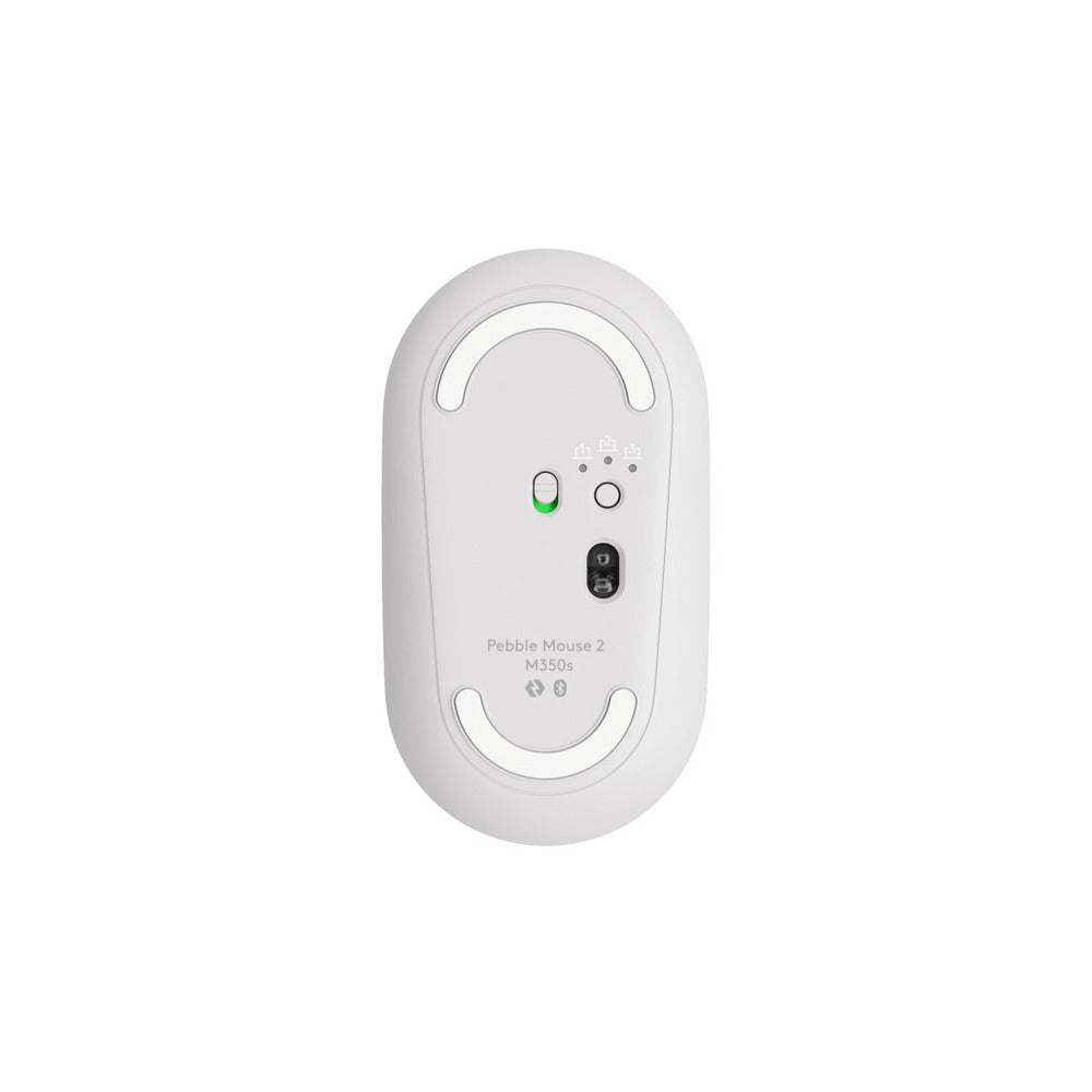 img Mouse 2 M350 Logitech Bluetooth con un botón personalizable color blanco