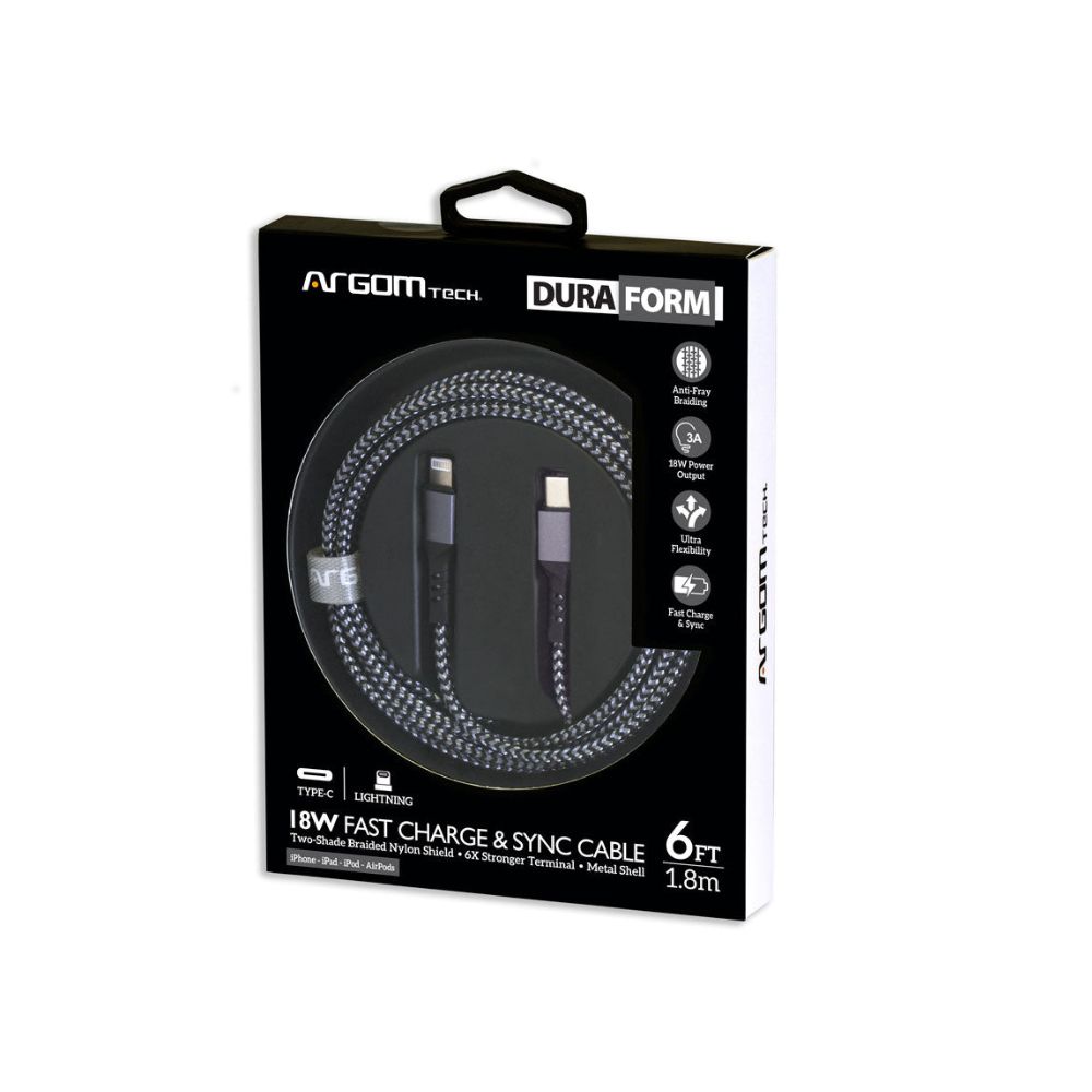 img Cable USB-C a Lightning 1.8 m - Negro