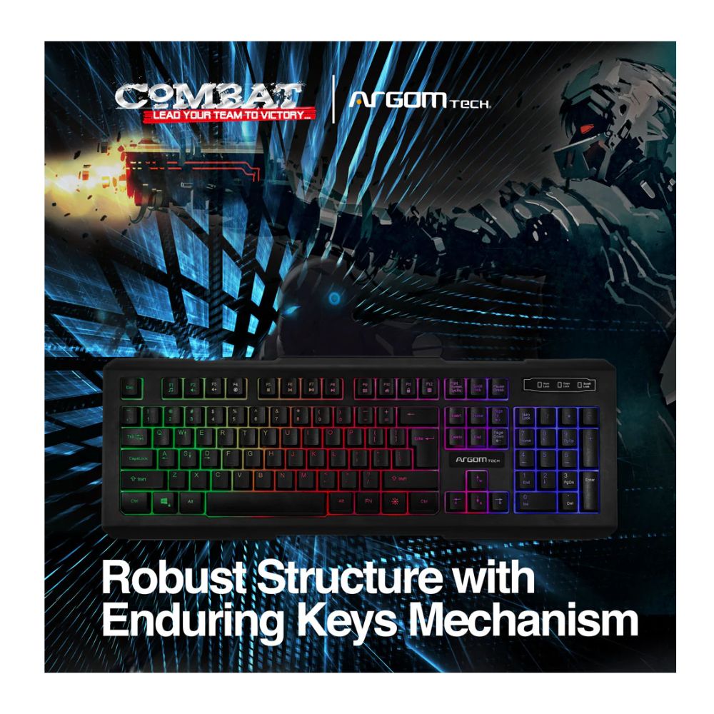 img Combat Gaming Keyboard KB55 Argom Tech