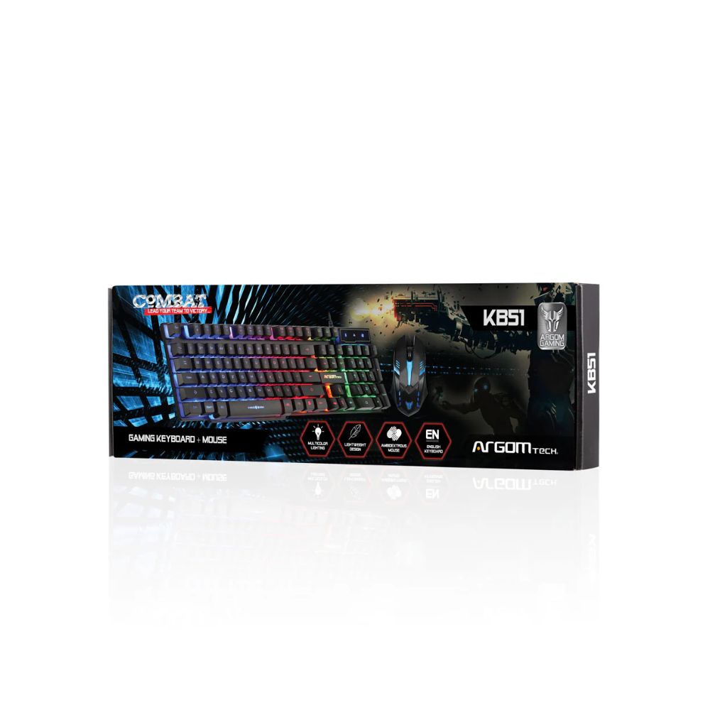 img Combat Gaming Keyboard & Mouse Combo KB51 Argom