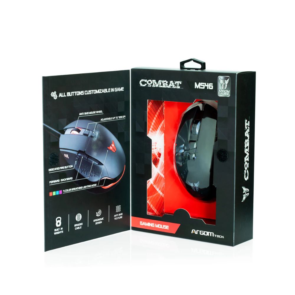 img Mouse Gamer Argom Combat MS46 USB