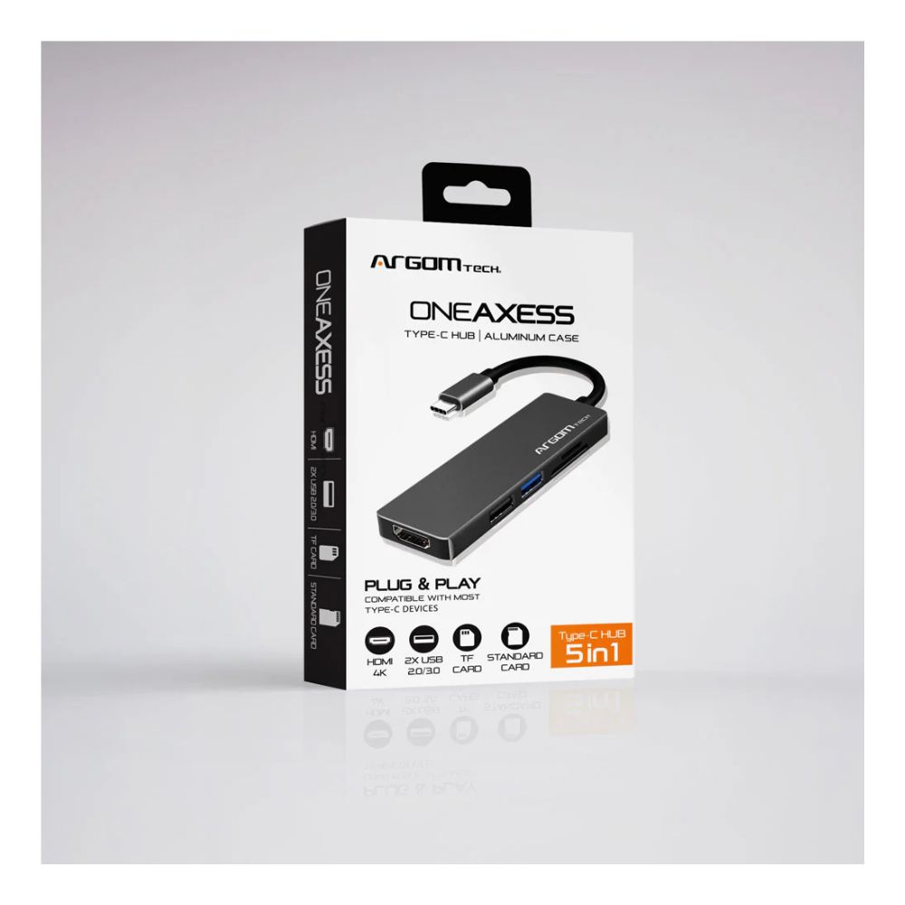 img One Axess Hub 5-en-1 Tipo-C Argom Tech