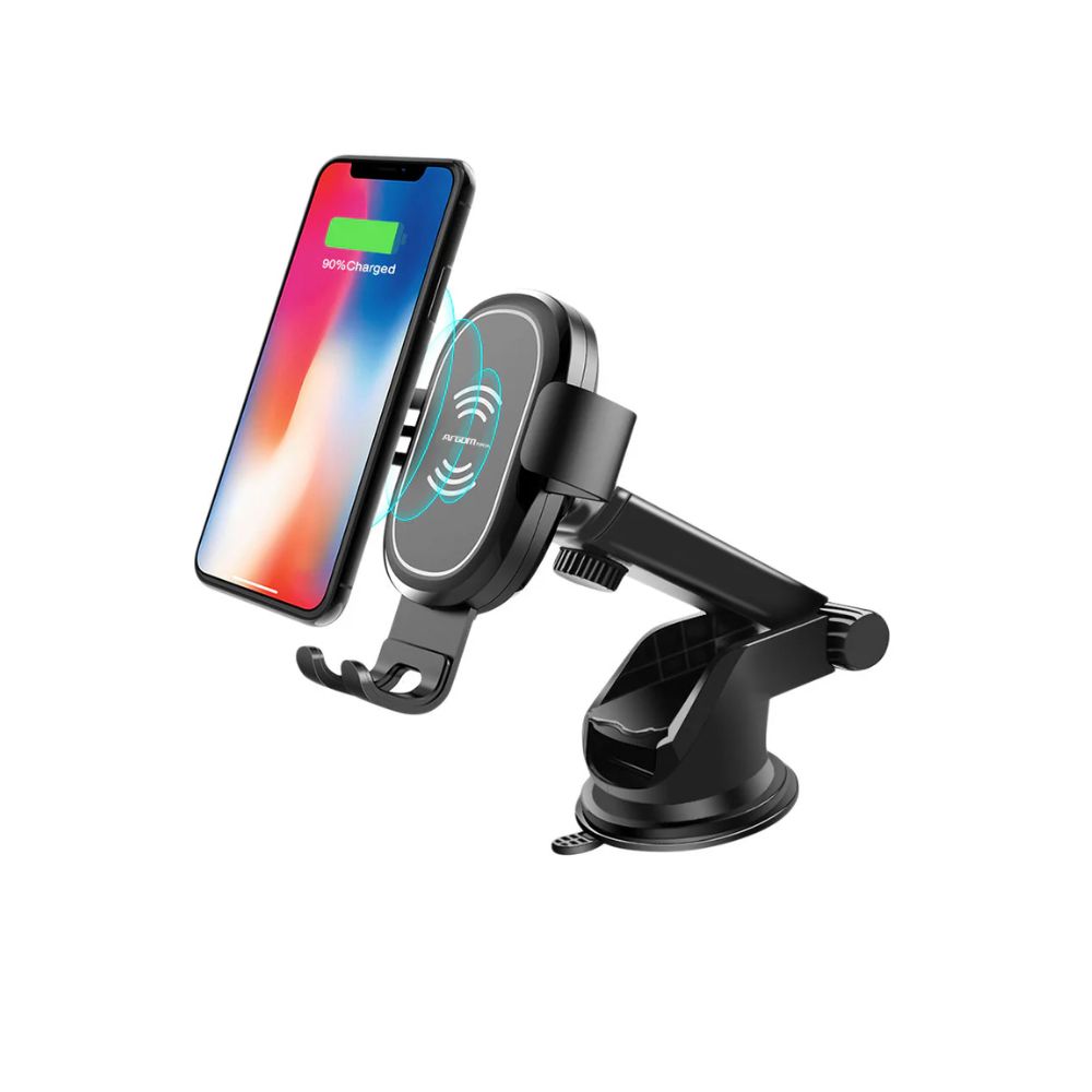 img Soporte de Cargador Inalámbrico 15W Argom Tech Auto Vortex M2