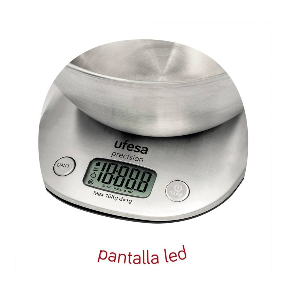 img Báscula de cocina Ufesa BC1700 con Bol Acero Inox