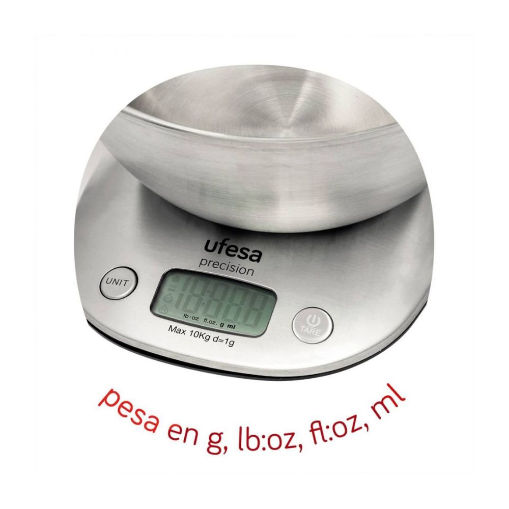img Báscula de cocina Ufesa BC1700 con Bol Acero Inox