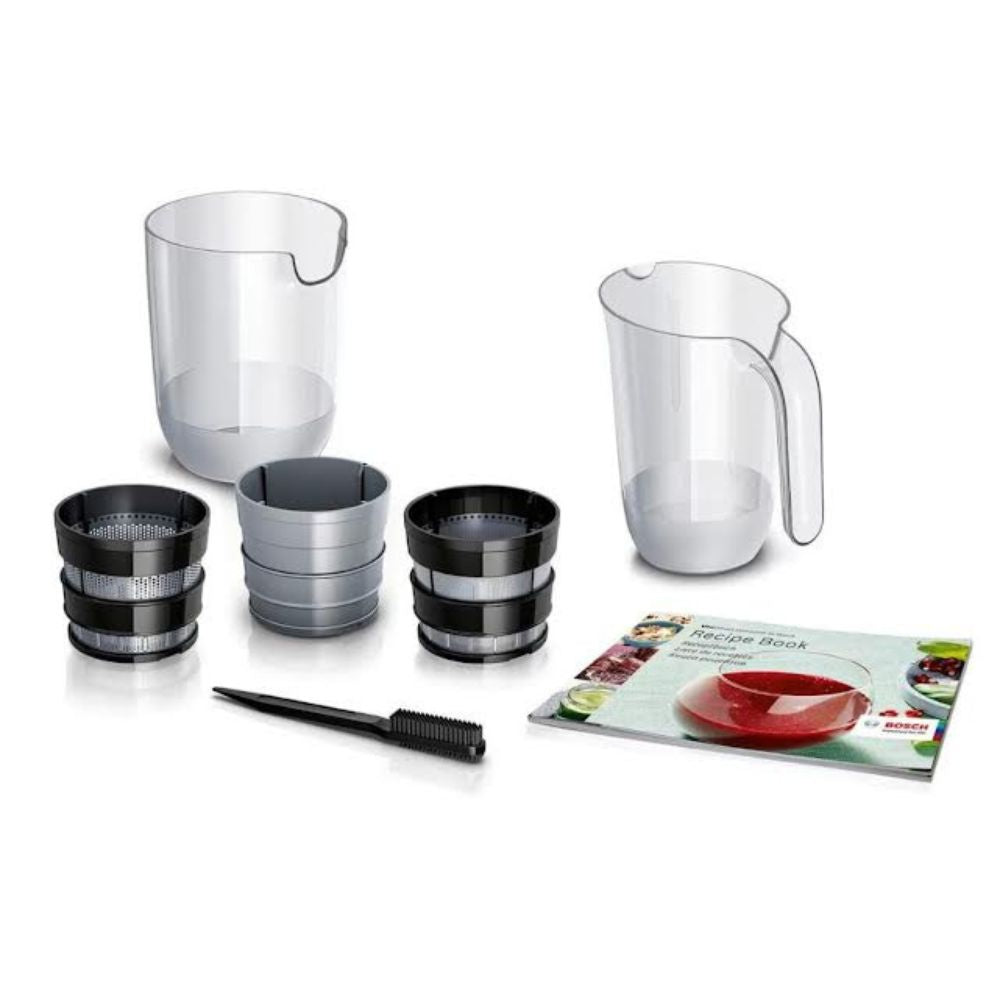 img Extractor De Jugos Lento Bosch VitaExtract 150 W Color Negro Acero Inoxidable