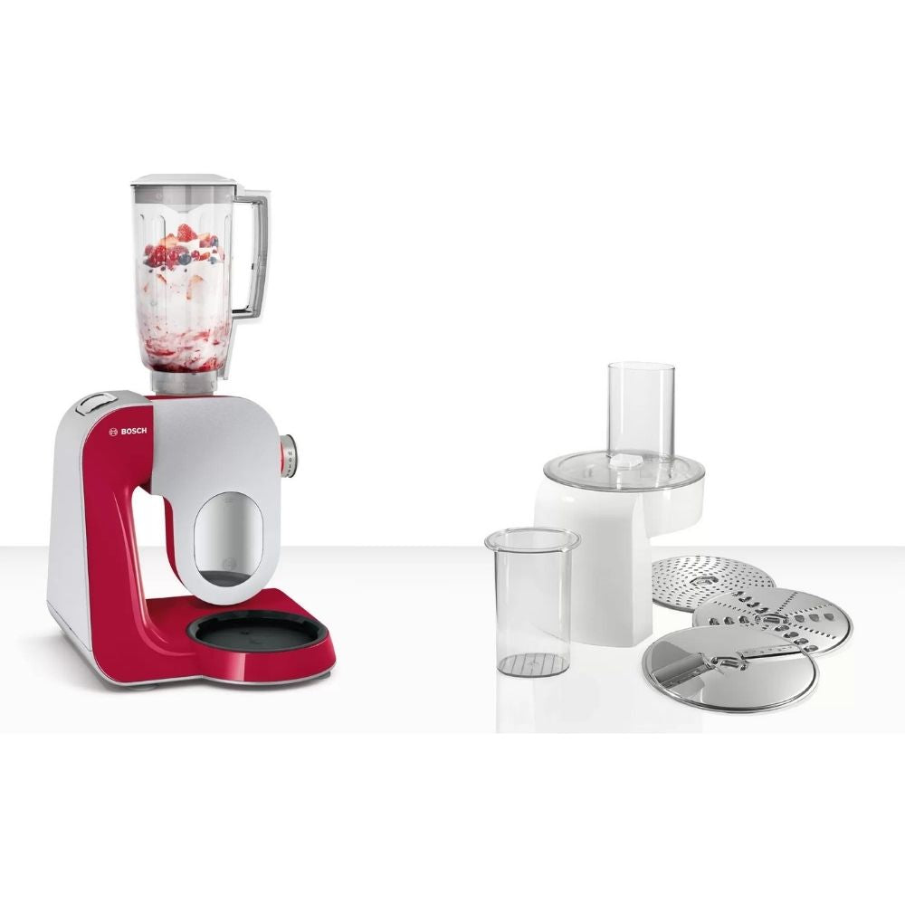 img Robot de Cocina Bosch MUM 5 1000W Rojo-Plateado