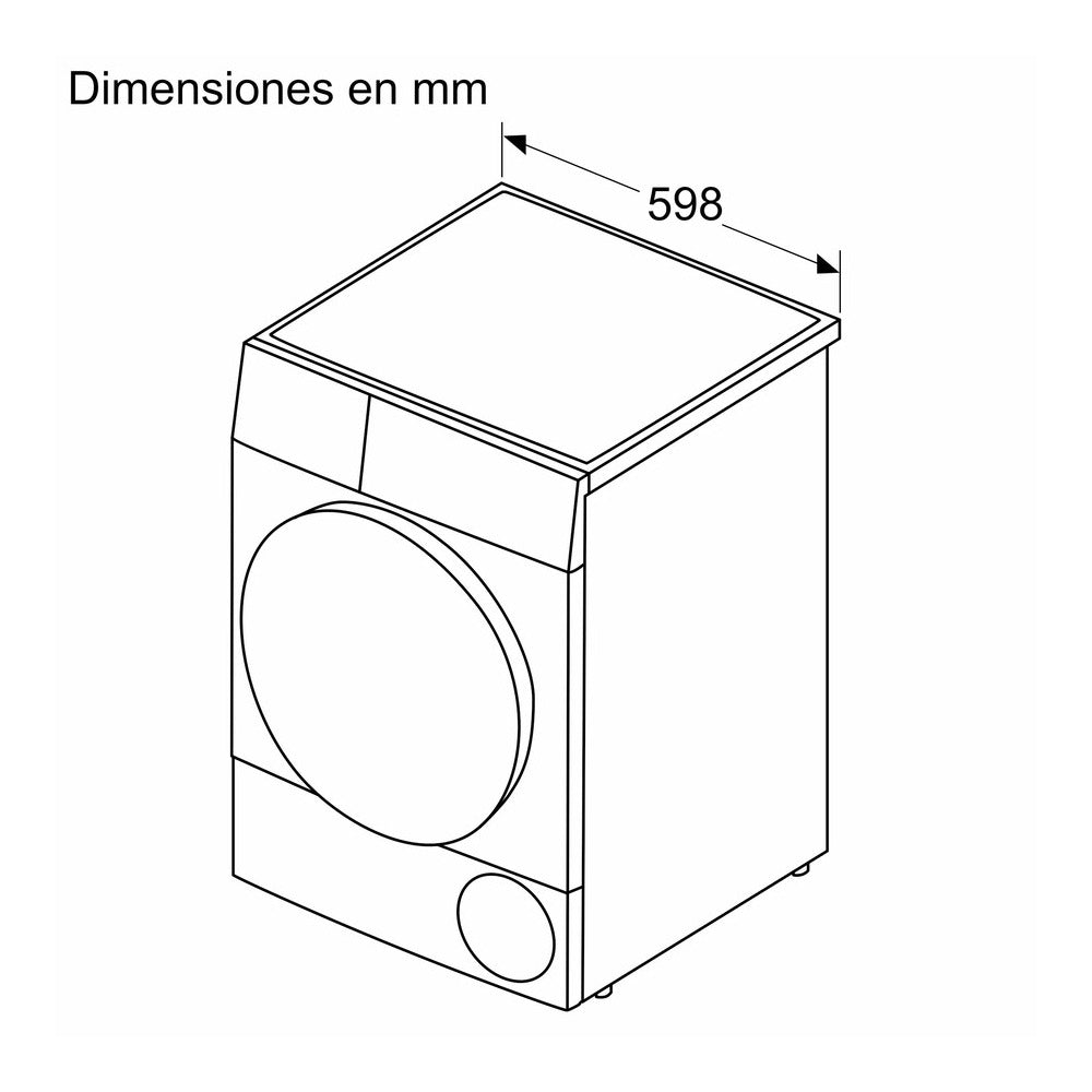 img Secadora Bosch Con Bomba de Calor 9 Kg Color Blanco WQG24500ES