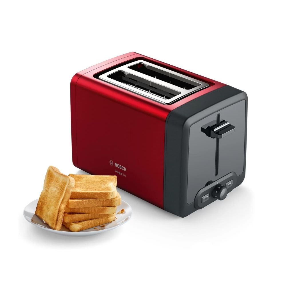 img Tostador de Pan Bosch DesigLine 2 Ranuras Rojo 970 W