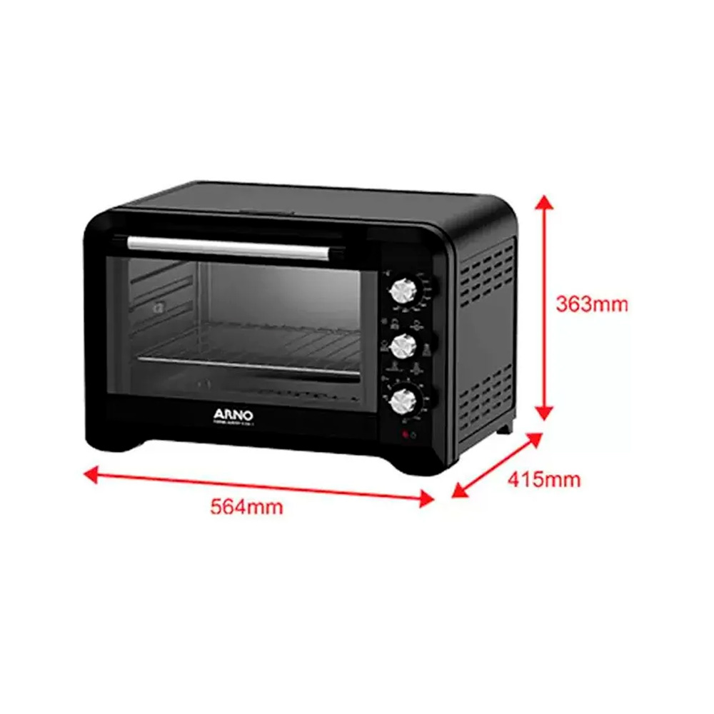 img Horno Electrco Arno 5 en 1 20l Negro