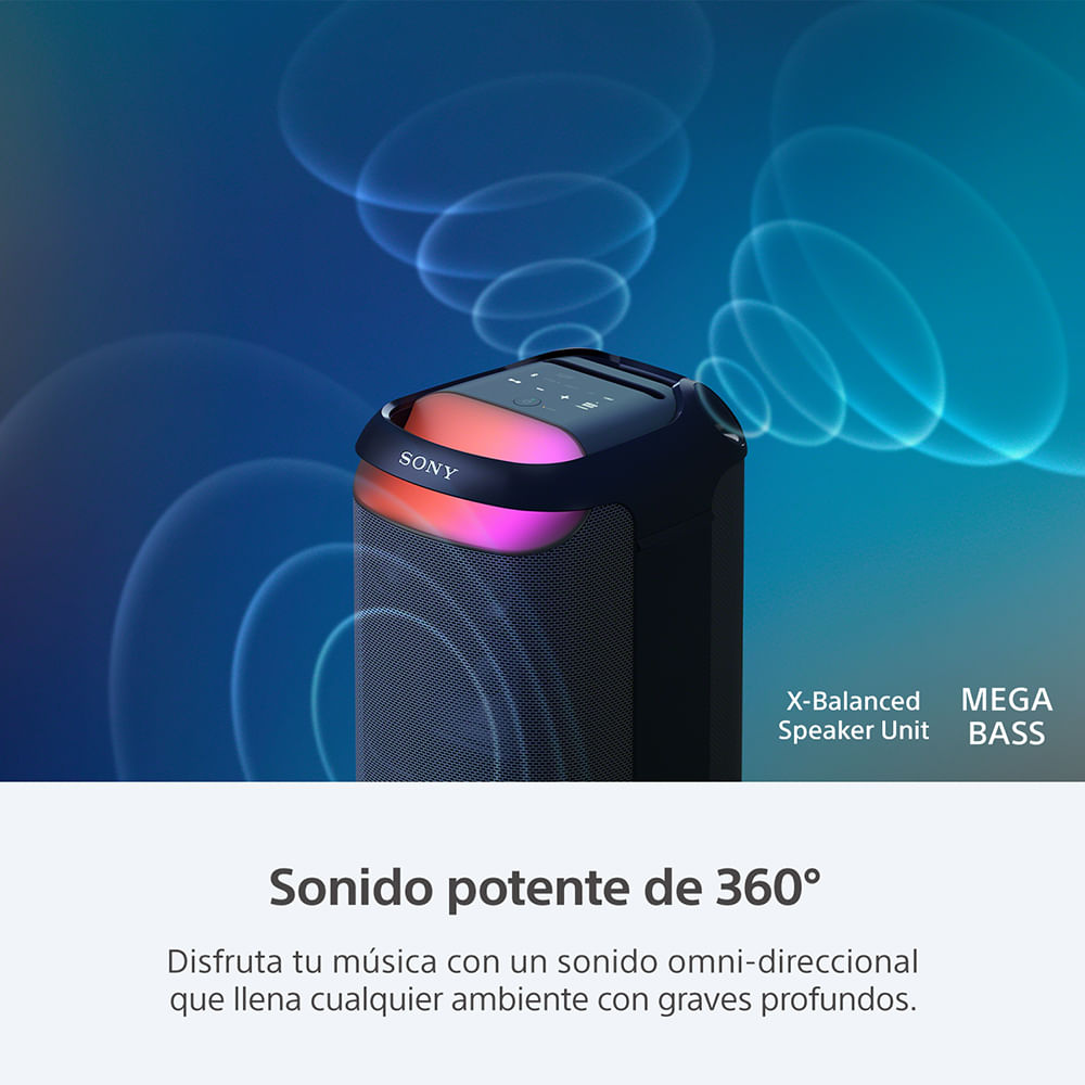 img Parlante Bluetooth Sony para Fiestas XV800 de la Serie X