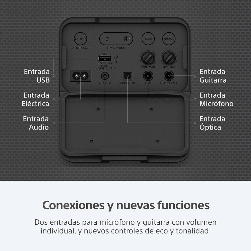 img Parlante Bluetooth Sony para Fiestas XV800 de la Serie X