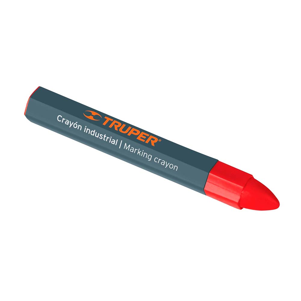 img Blíster con 2 Crayones Industriales Truper de 12cm Rojo