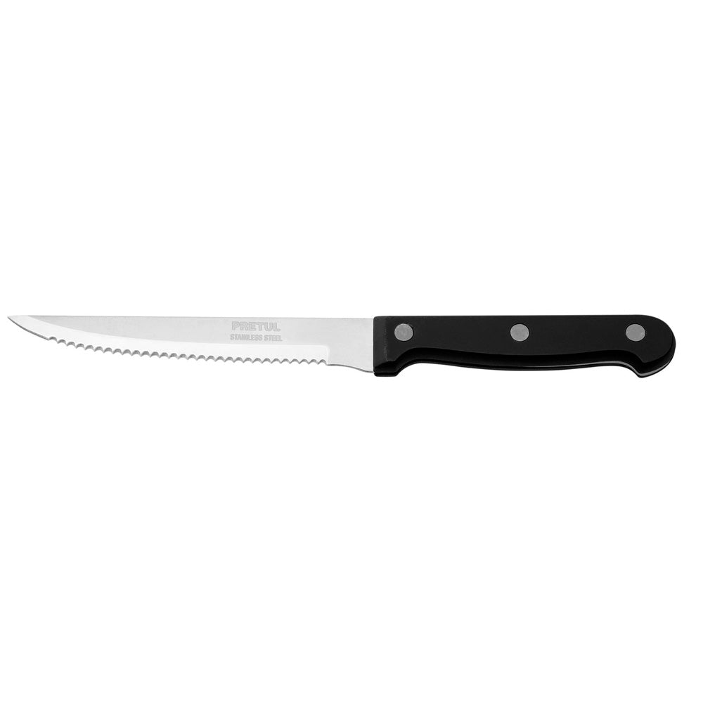 Cuchillo Pretul con Sierra 5" Mango de Plástico