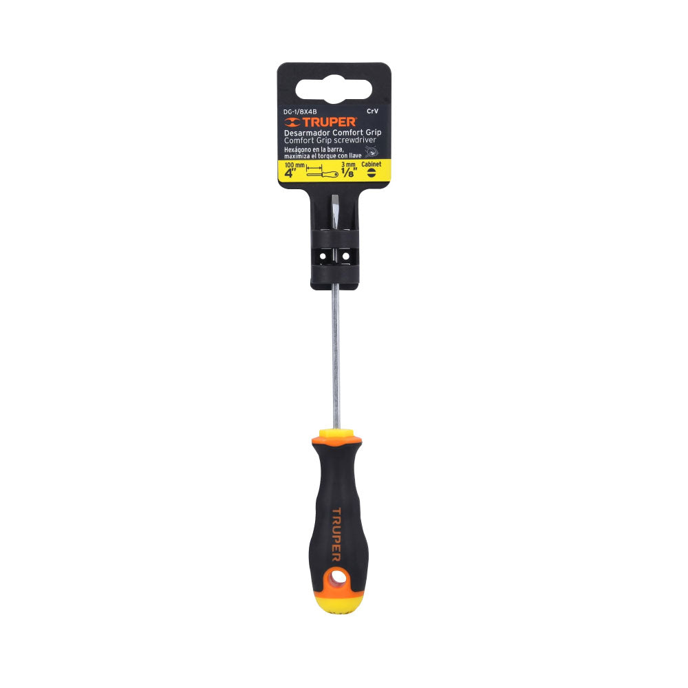 img Desarmador Cabinet Truper 1/8" x 4"