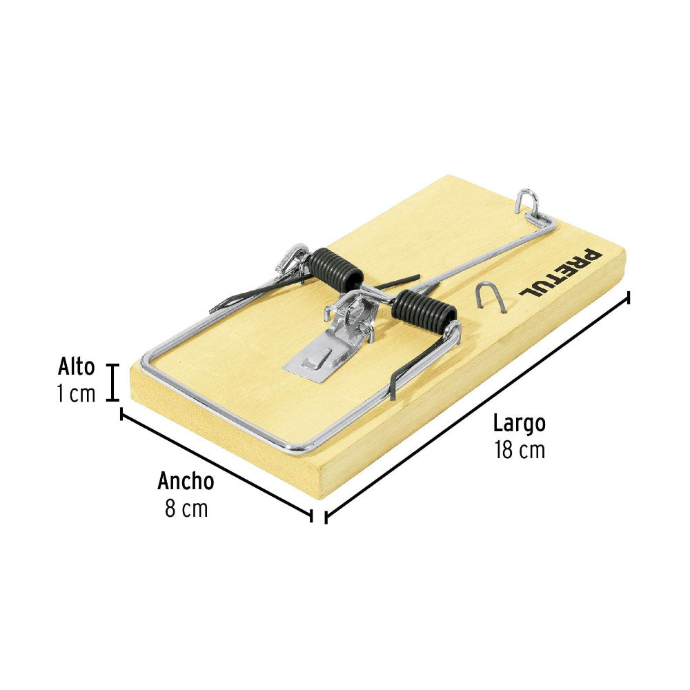 img Trampera para Raton Pretul de Madera 7"