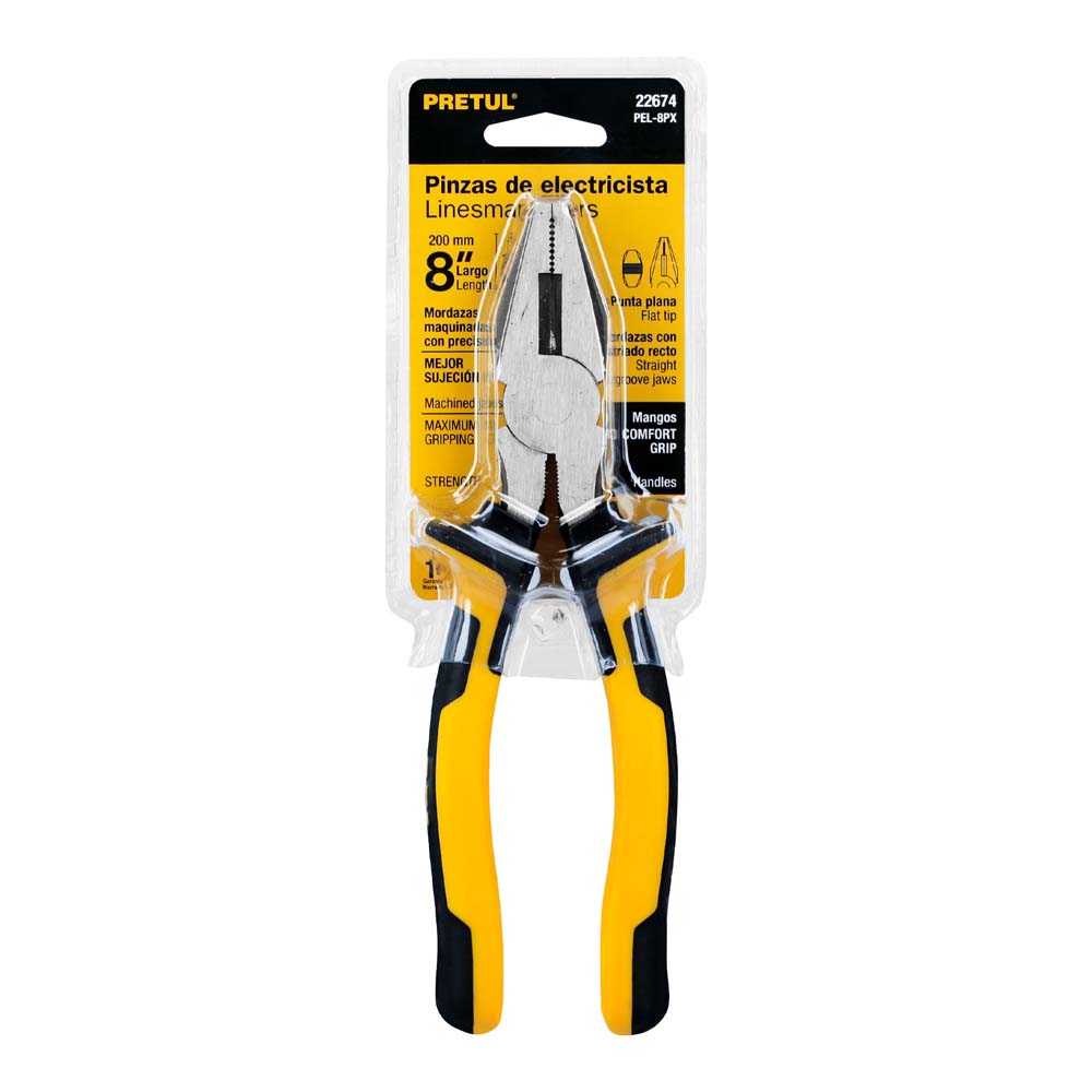 img Alicate para Electricista Pretul 8"