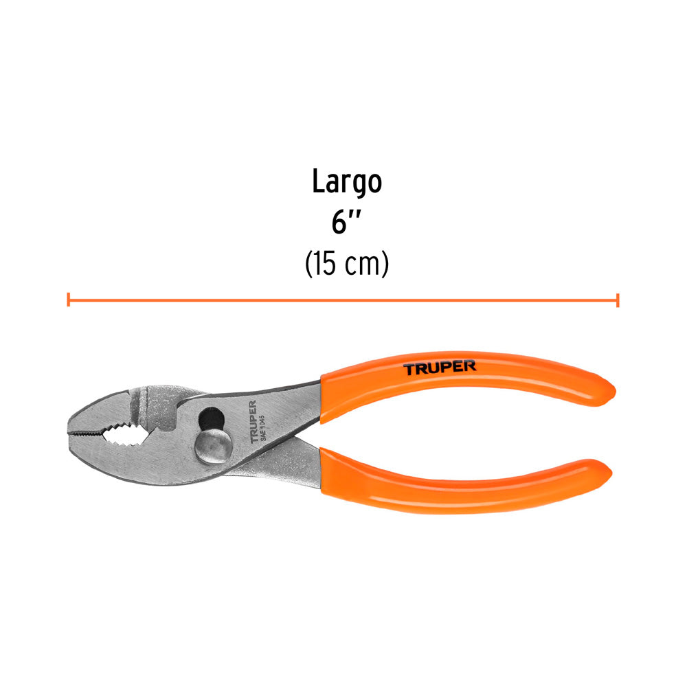 img Alicate Truper de chofer 6" Mango de PVC