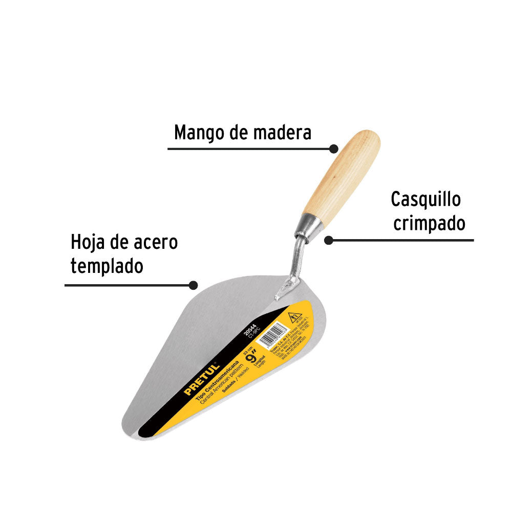 img Badilejos Soldadas  Pretul de 9" Tipo Centroamericana