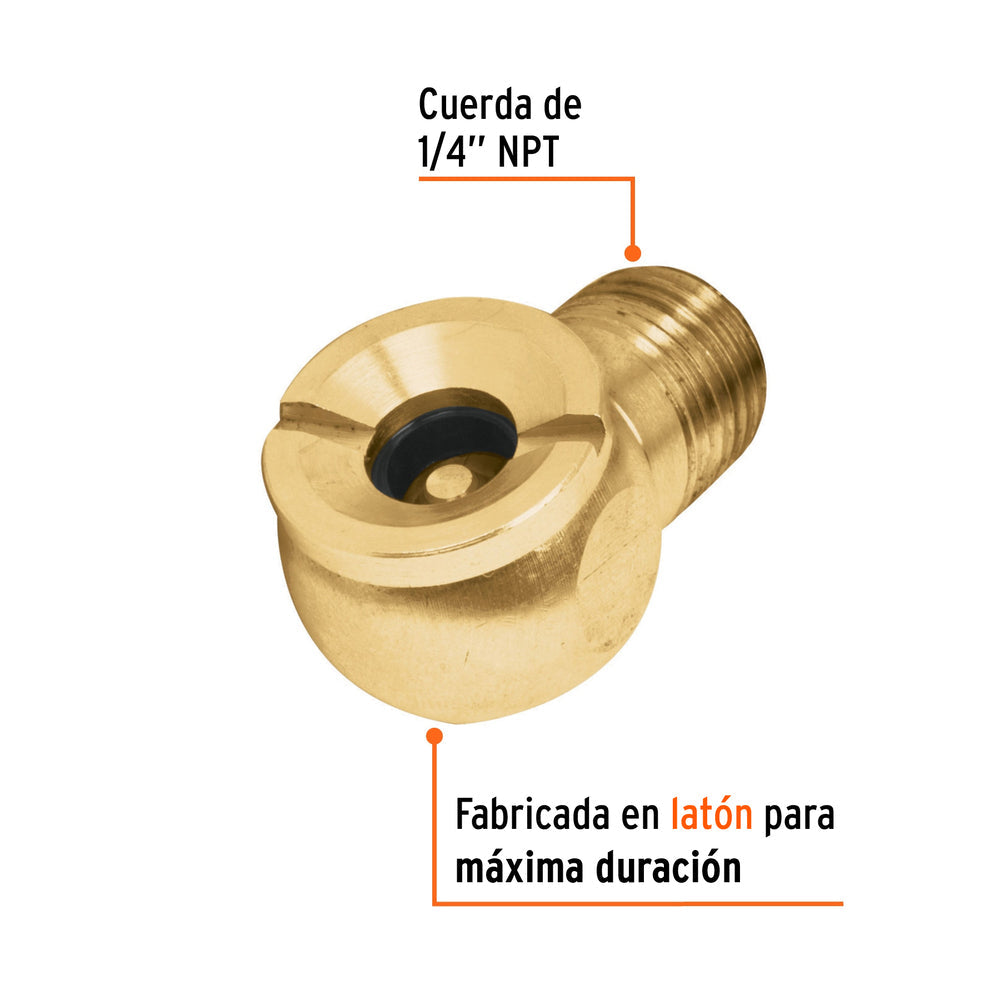 img Cabeza Infladora de llantas Truper Macho 1/4" NPT