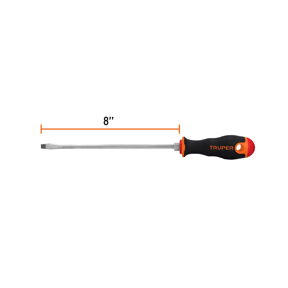 img Desarmador Plano Truper 1/4" x 8"