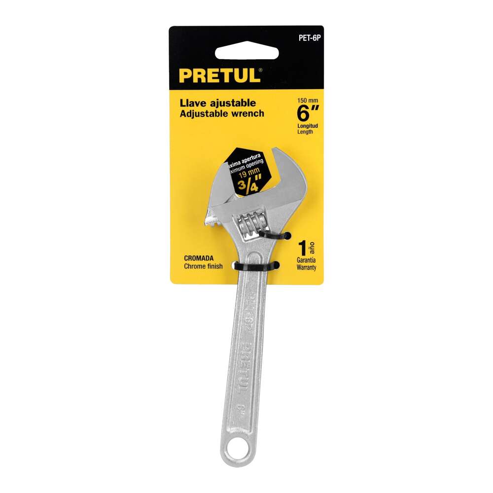 img Llave Crescent Pretul Cromada de 6