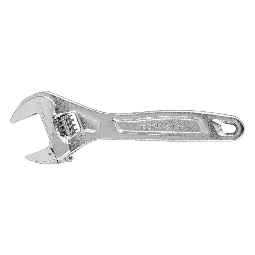 Llave Crescent Truper Expert Cromada de 6