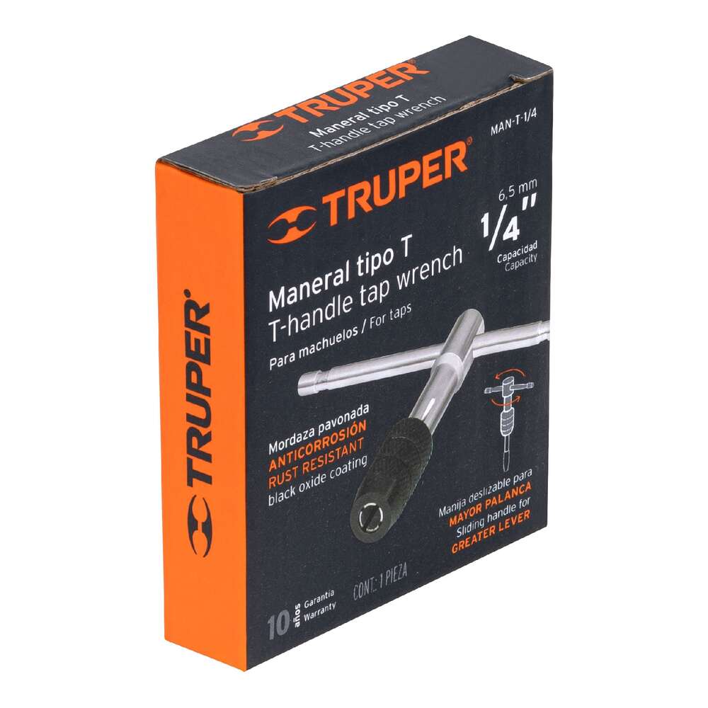 img Maneral en T Truper para Machuelo 1-4
