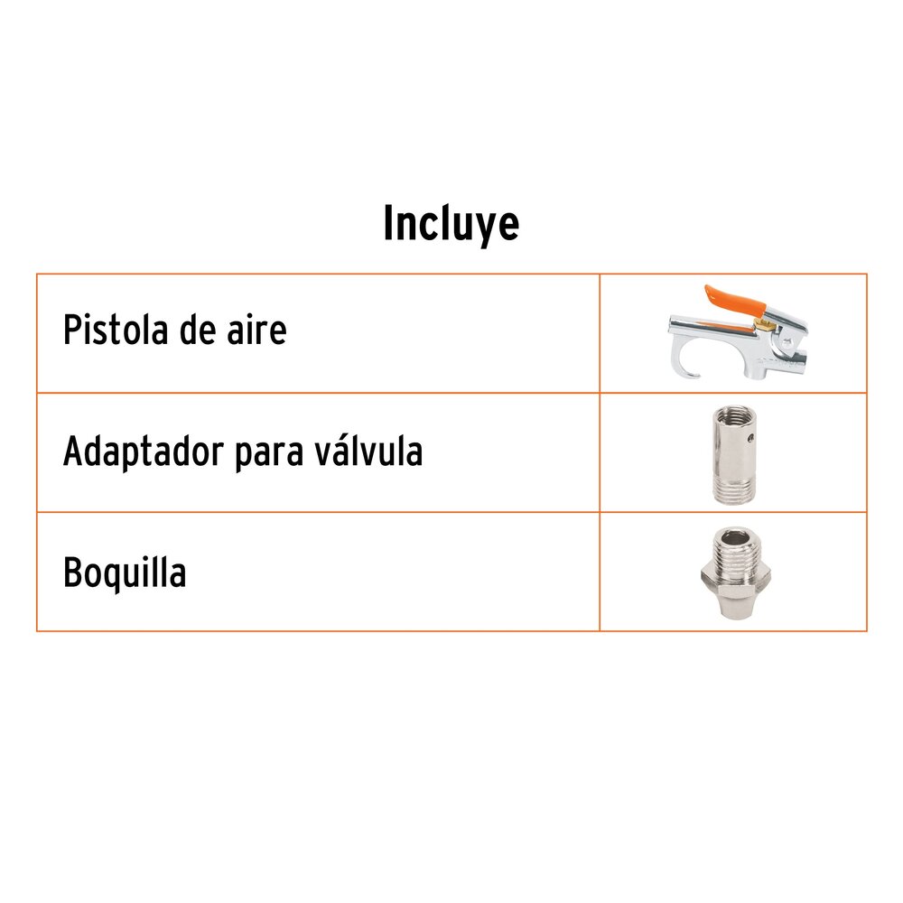img Pistola Metálica para Sopletear Truper 1/4 NPT