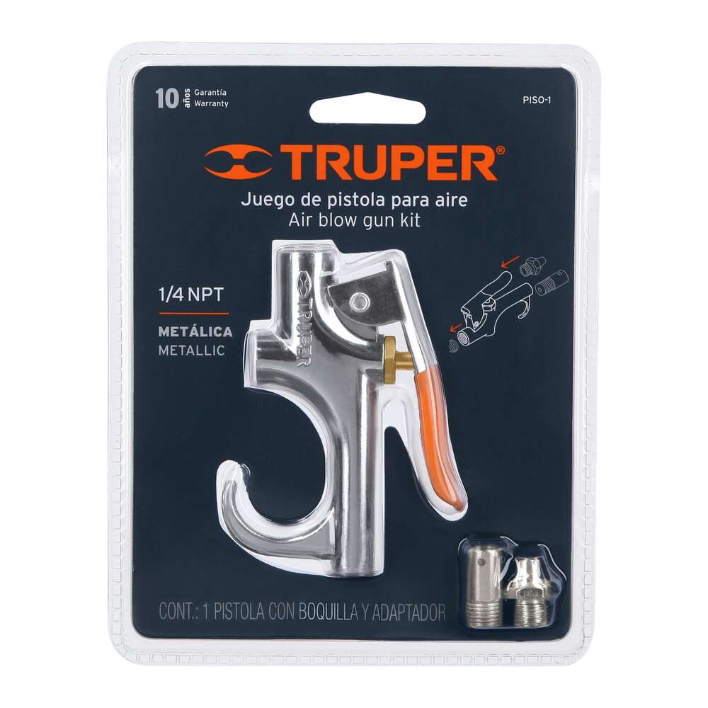 img Pistola Metálica para Sopletear Truper 1/4 NPT