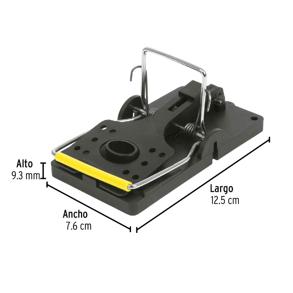 img Trampa de Ratones Pretul de Plástico de 5"