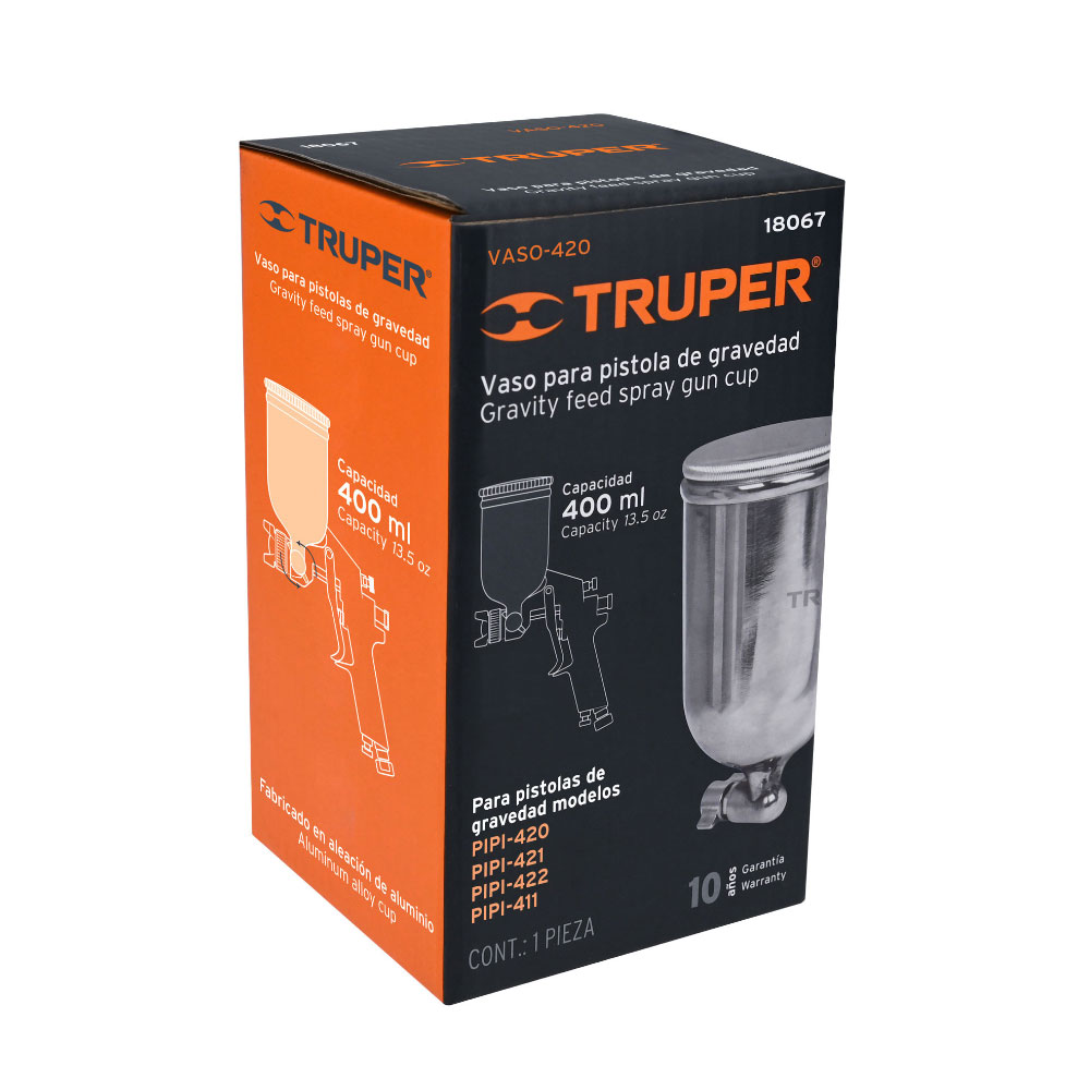 img Vaso de Aluminio Truper de Repuesto para PIPI-410/421/422