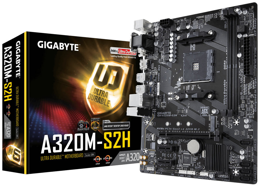 img Tarjeta Madre Gigabyte A320M-S2H