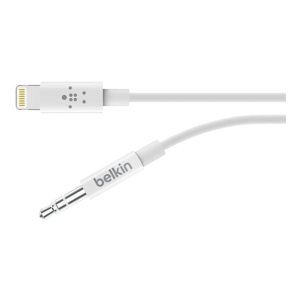 img Cable de audio Belkin de 3,5 mm con conector USB Color Blanco