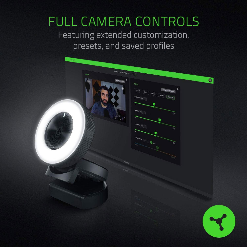 img Cámara Web Razer Kiyo Ring Light