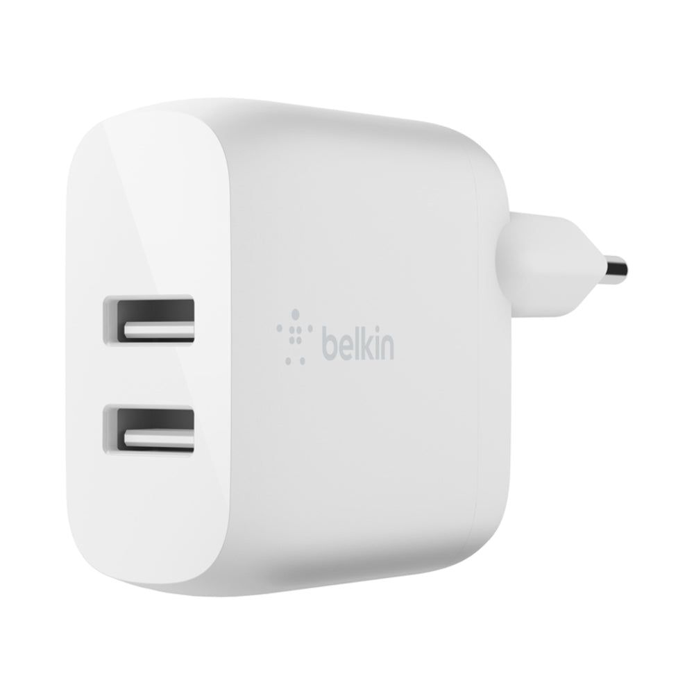 img Cargador de pared Belkin doble USB-A de 24 W