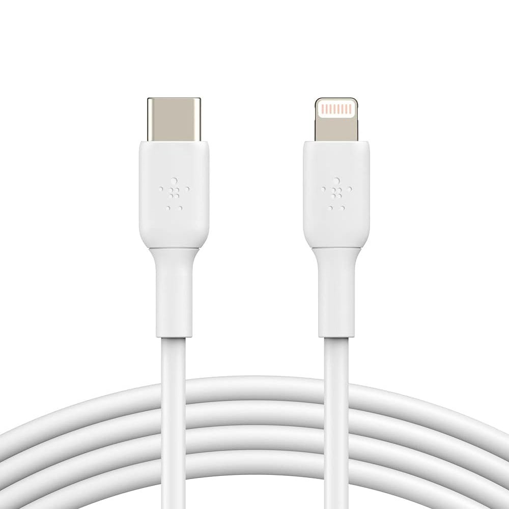 img Cargador USB-C Belkin Lightning 1mts.Color Blanco
