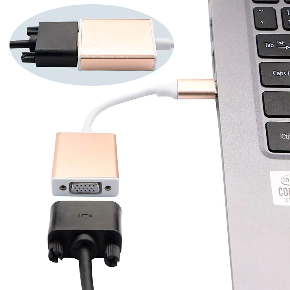 img Adaptador Agiler Tipo C a VGA