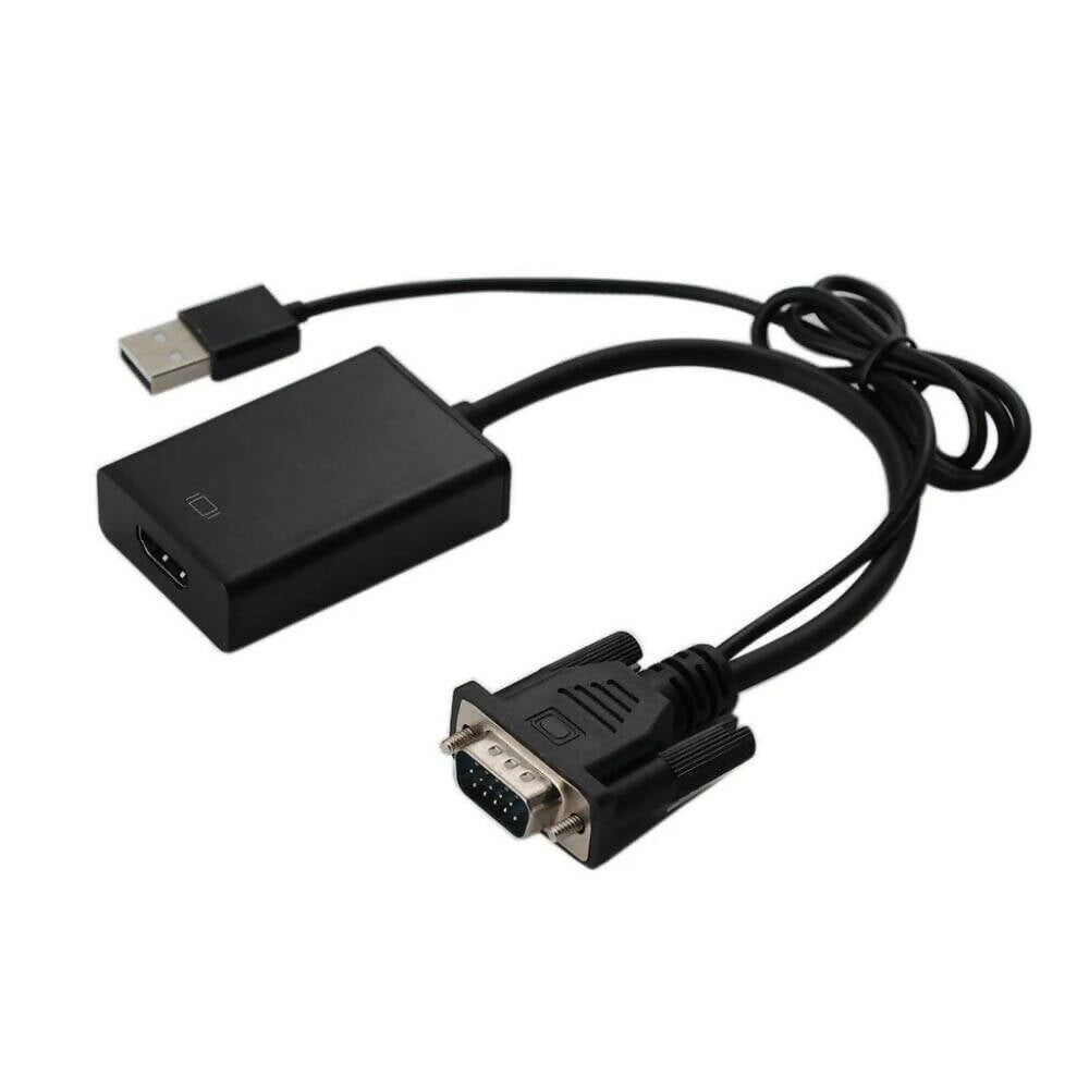 img Adaptador VGA a HDMI con USB