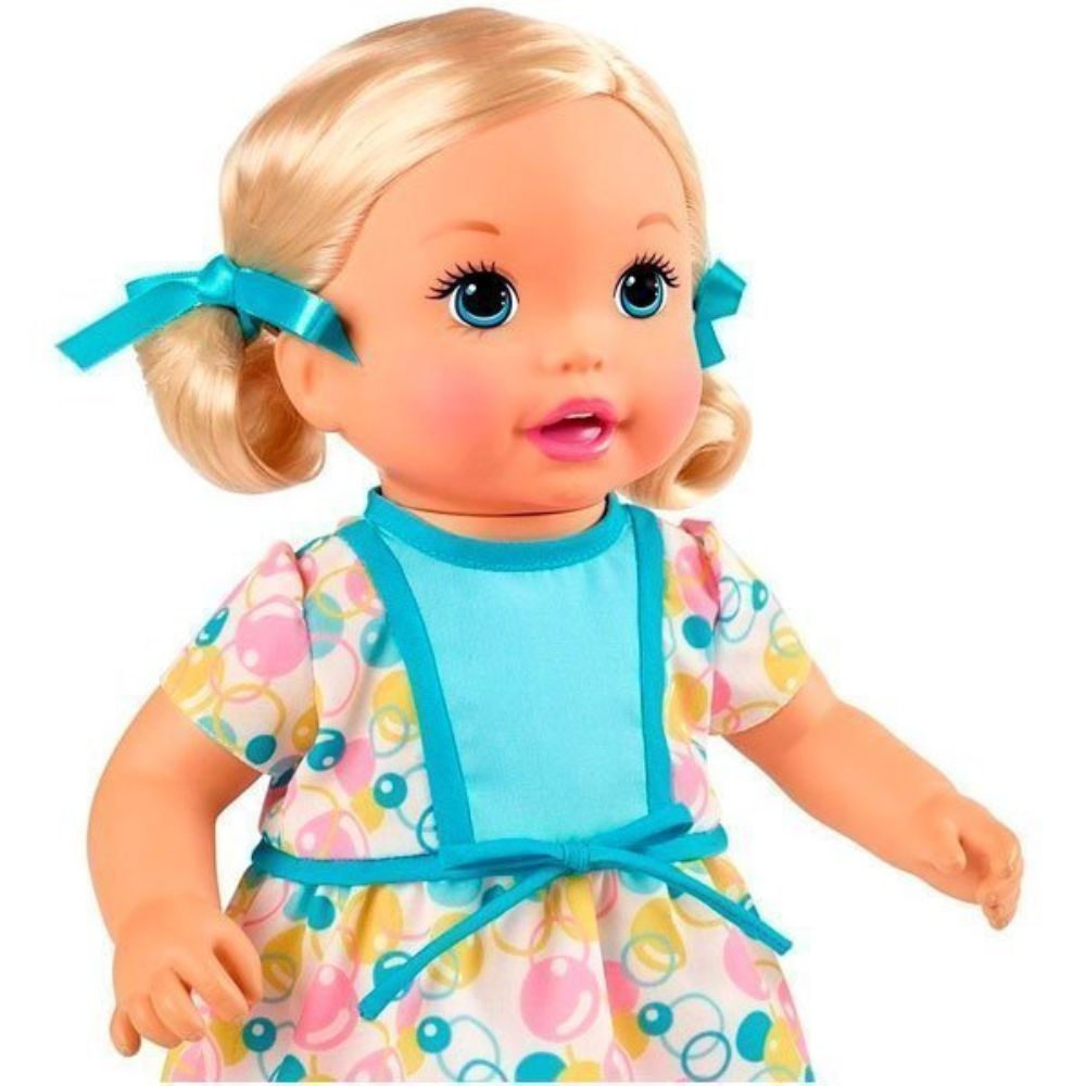 img Muñeca Mattel Little Mommy Bebita Hora de Comer
