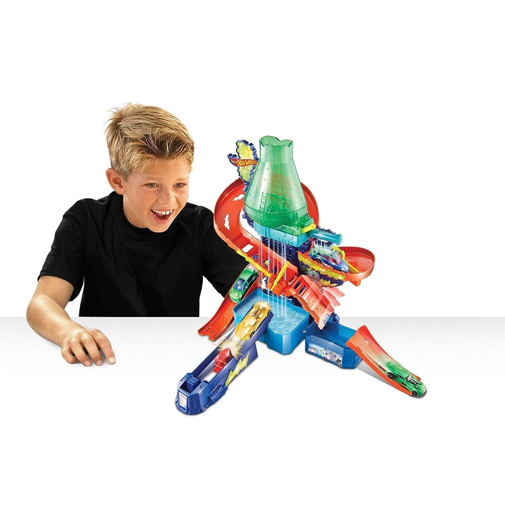 img Pista de Carrera Hot Wheels Laboratorio de Color Shifters