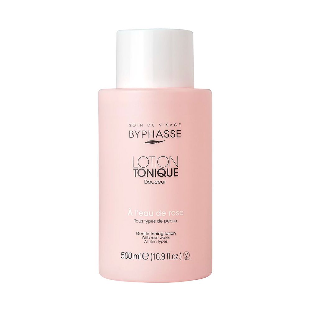 Tónico Douceur Agua de Rosa Byphasse para Todo Tipo de Piel (500 ml)
