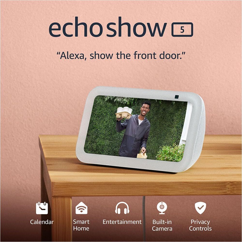 img Asistente Virtual Amazon Echo Show 5 3ra Gen Pantalla Inteligente color Blanco 840080543611