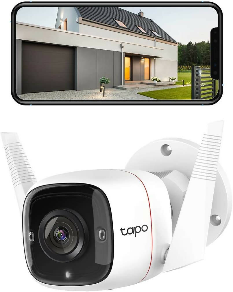 Camara de Seguridad TP-Link para exterior Full HD Wi-Fi Ethernet microSD Sensor Movimiento y audio TAPO C310