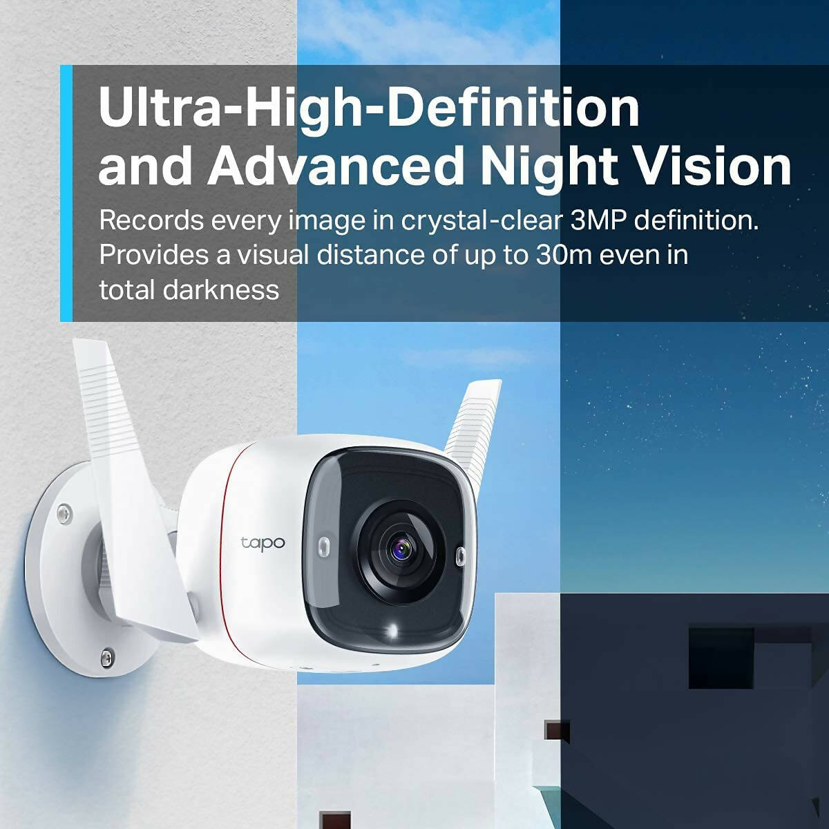 img Camara de Seguridad TP-Link para exterior Full HD Wi-Fi Ethernet microSD Sensor Movimiento y audio TAPO C310